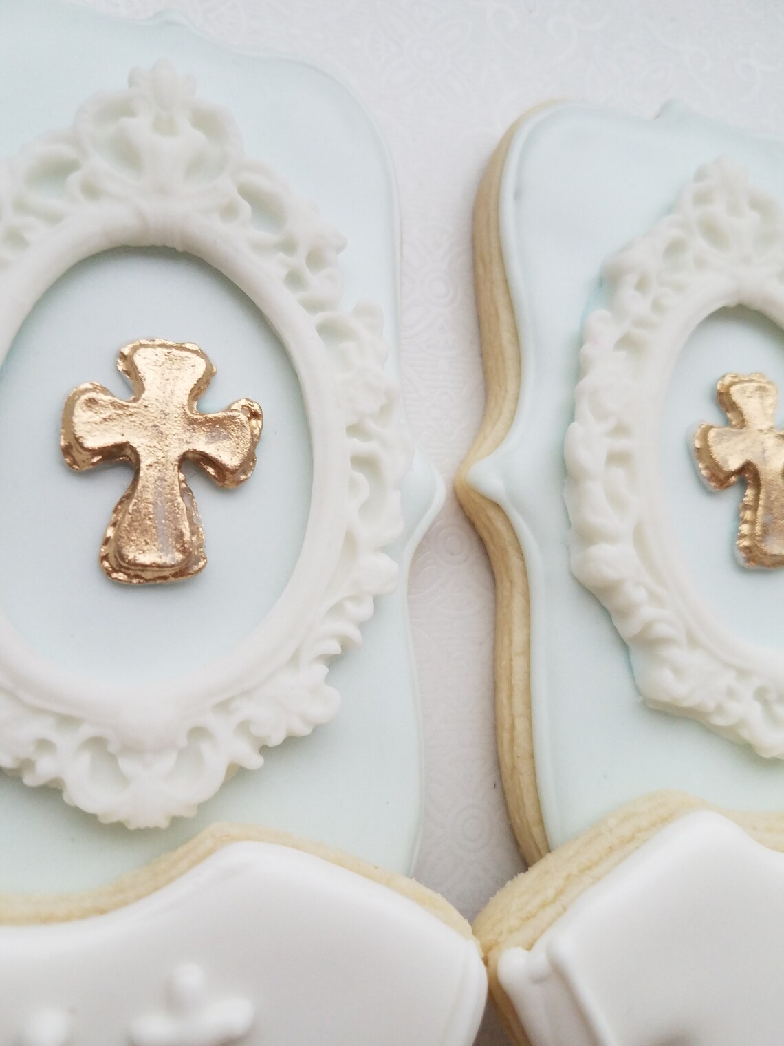 Baptism Sugar Cookies Christening Sugar Cookies Religious Etsy