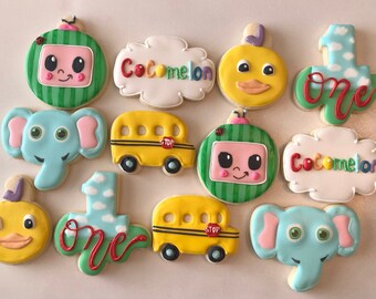 Cocomelon Sugar Cookies
