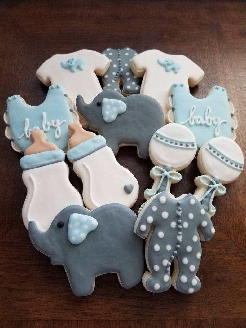 Little Elephant Baby Shower Little Peanut Sugar Cookies Etsy Little Elephant Baby Shower Little Peanut Sugar Cookies Etsy