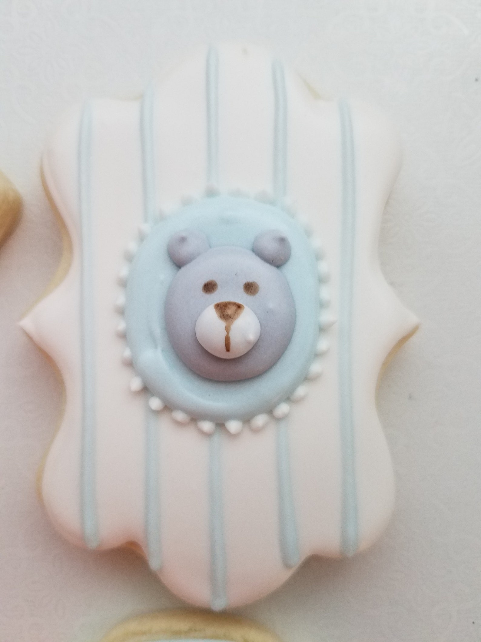 Teddy Bear Sugar Cookies Teddy Bear Baby Shower I can bearly Etsy