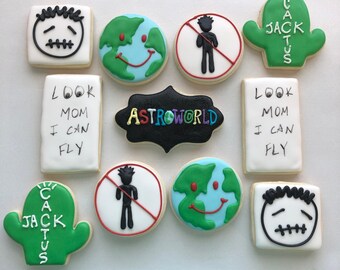 Travis Scott Sugar Cookies, Astroworld Sugar Cookies