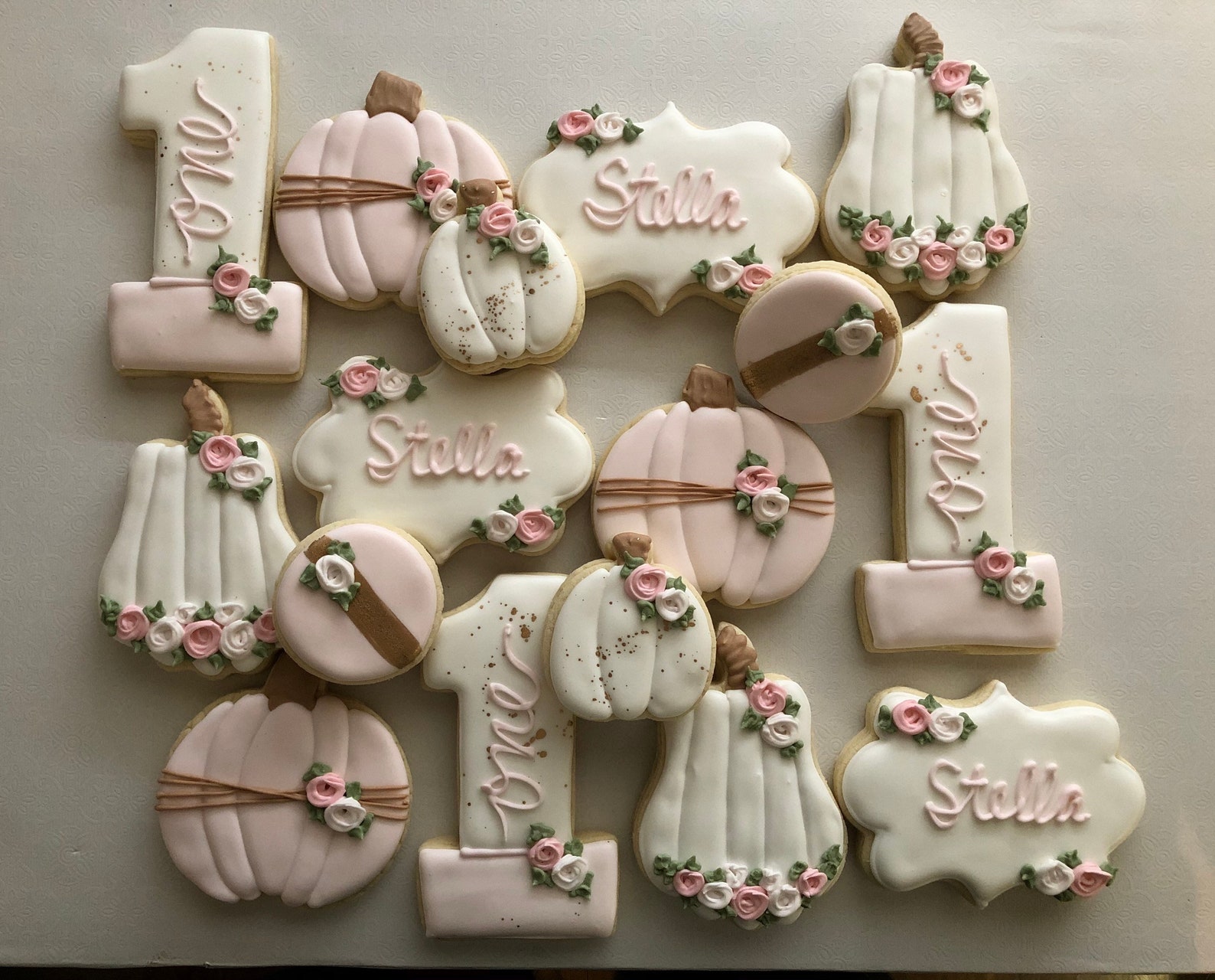 My Little Pumpkin Sugar Cookies Lil Pumpkin Baby Shower Baby Etsy