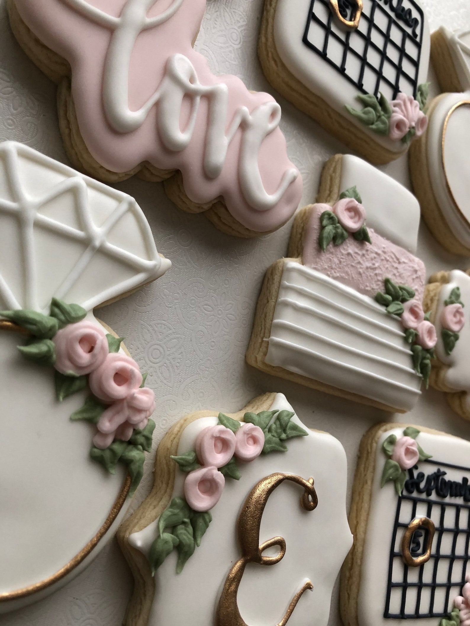 Bridal Shower Sugar Cookies Save the Date Wedding Cookies - Etsy