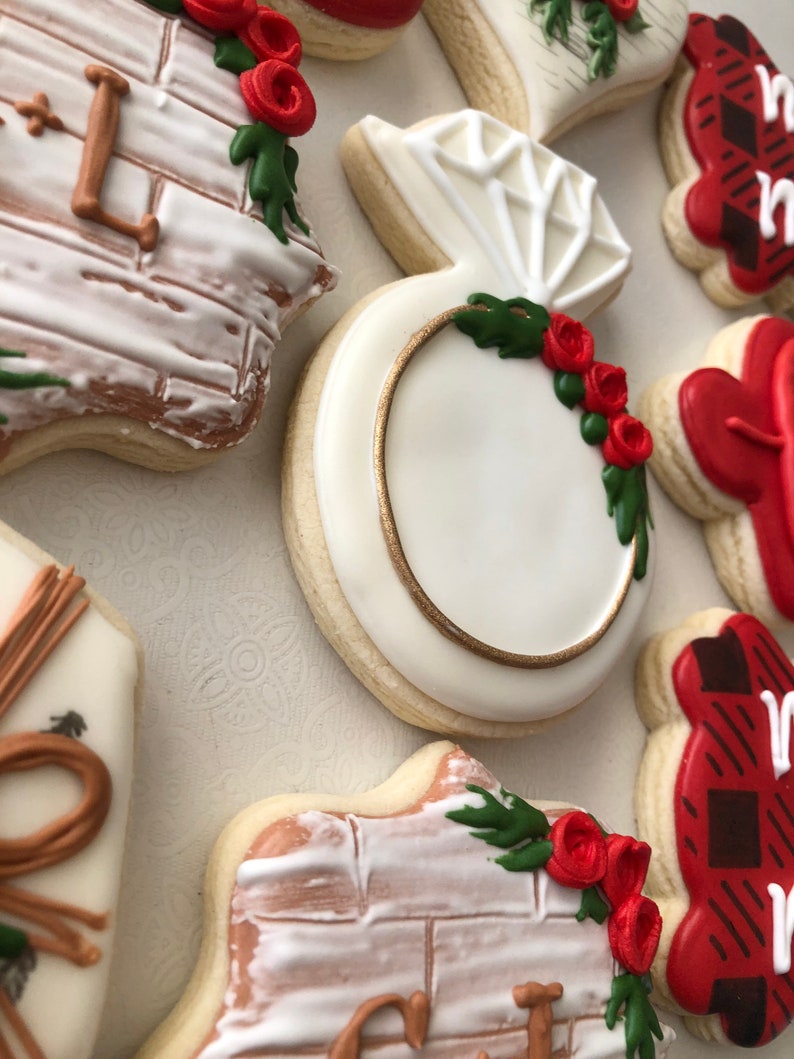 Christmas Themed Bridal Shower Holiday Bridal Shower Etsy