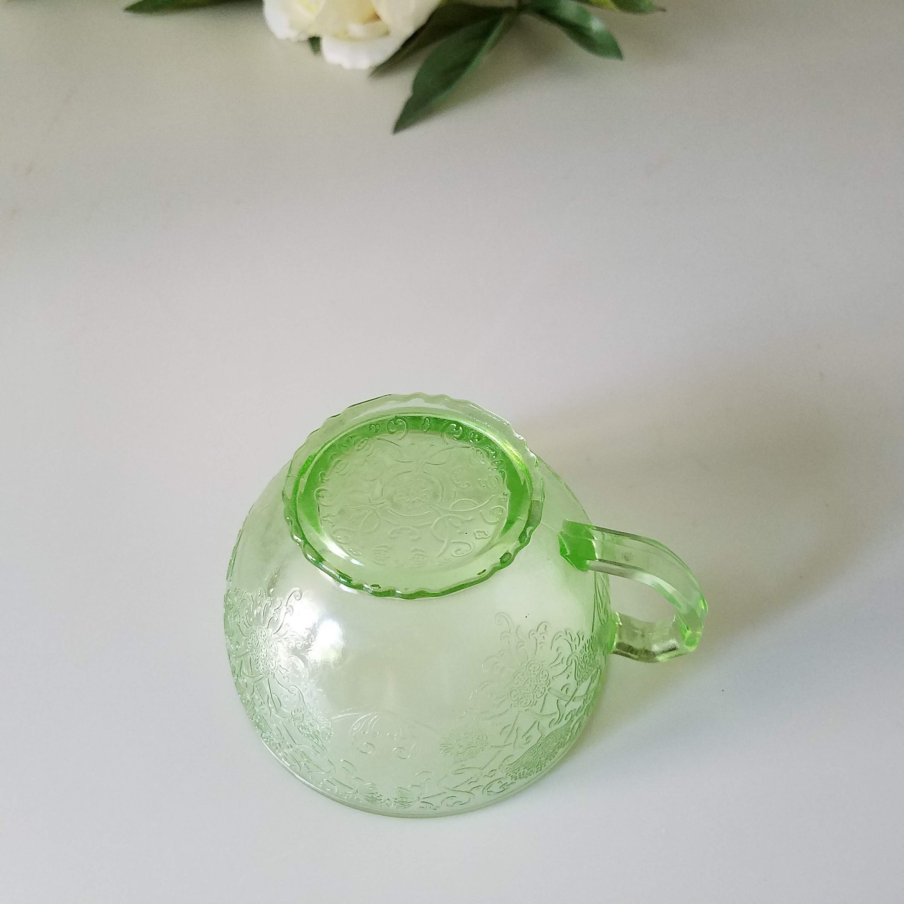 uranium glass cup