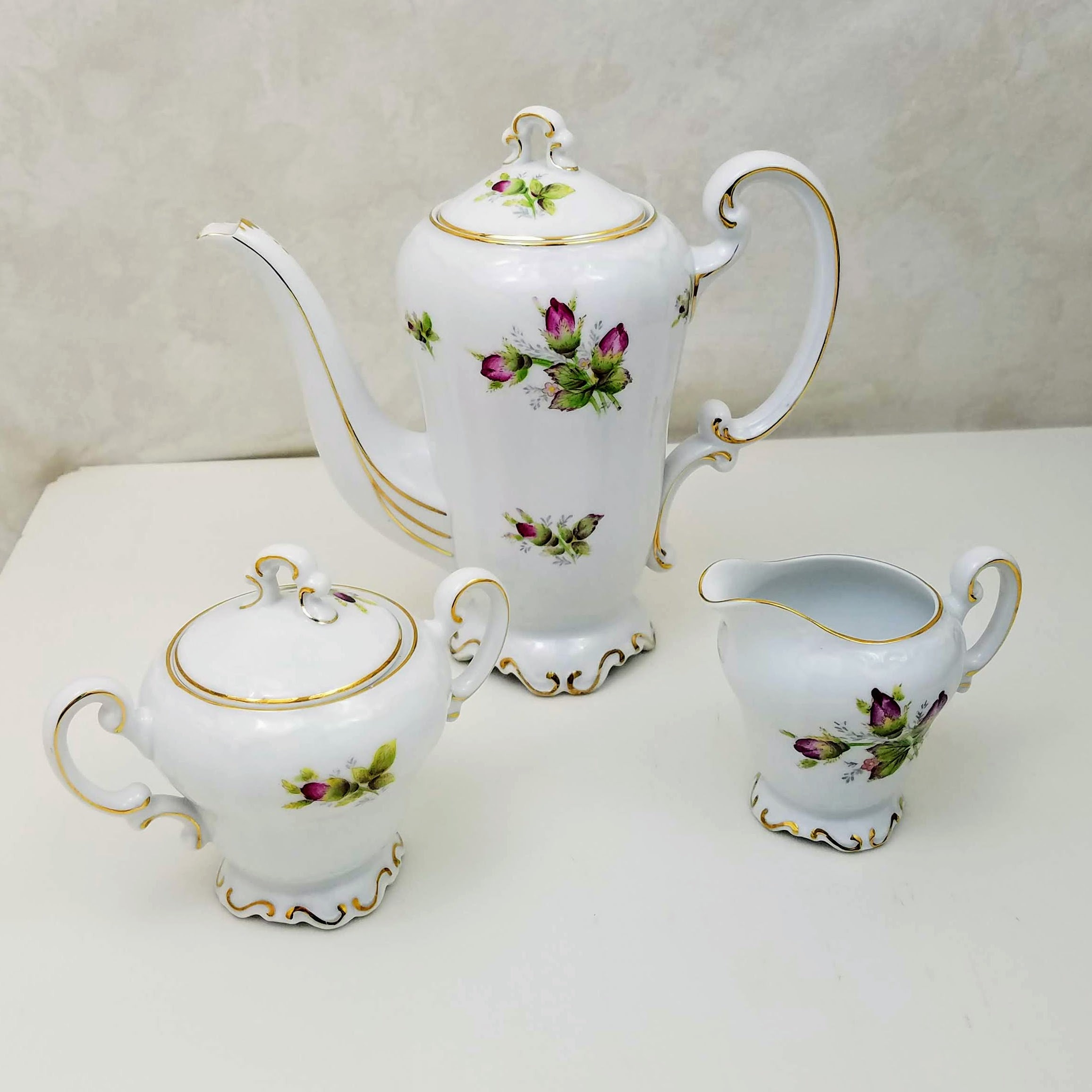 Vintage Ohata China Coffee Pot or Teapot Made in Japan, Occupied Japan