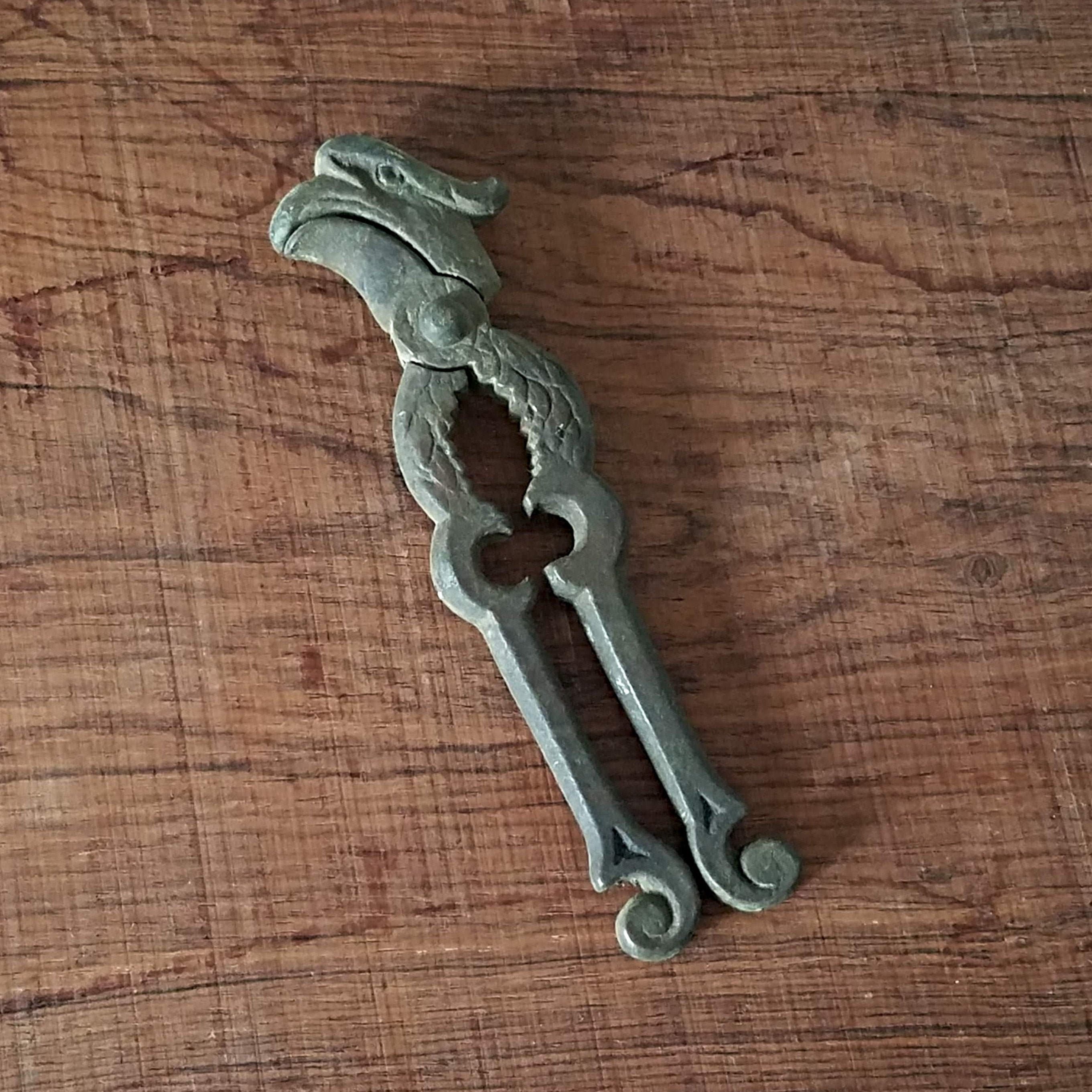 Antique Nut Cracker, Eagle Nutcracker Collectible Rustic Kitchen Tools