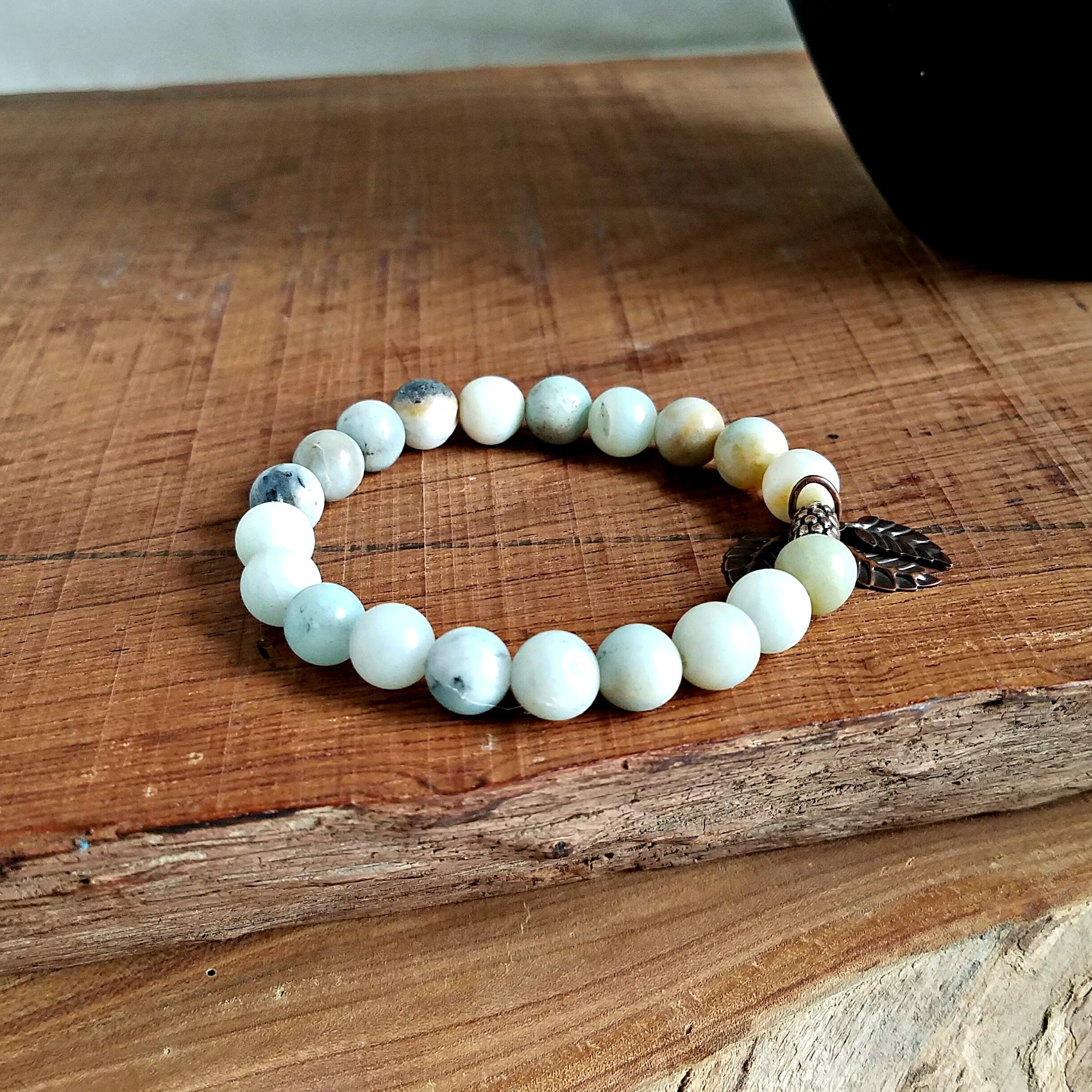 Amazonite Bracelet, Multicolor Amazonite Gemstone Beaded Amazonite Bracelet, Multicolor Amazonite Gemstone Beaded