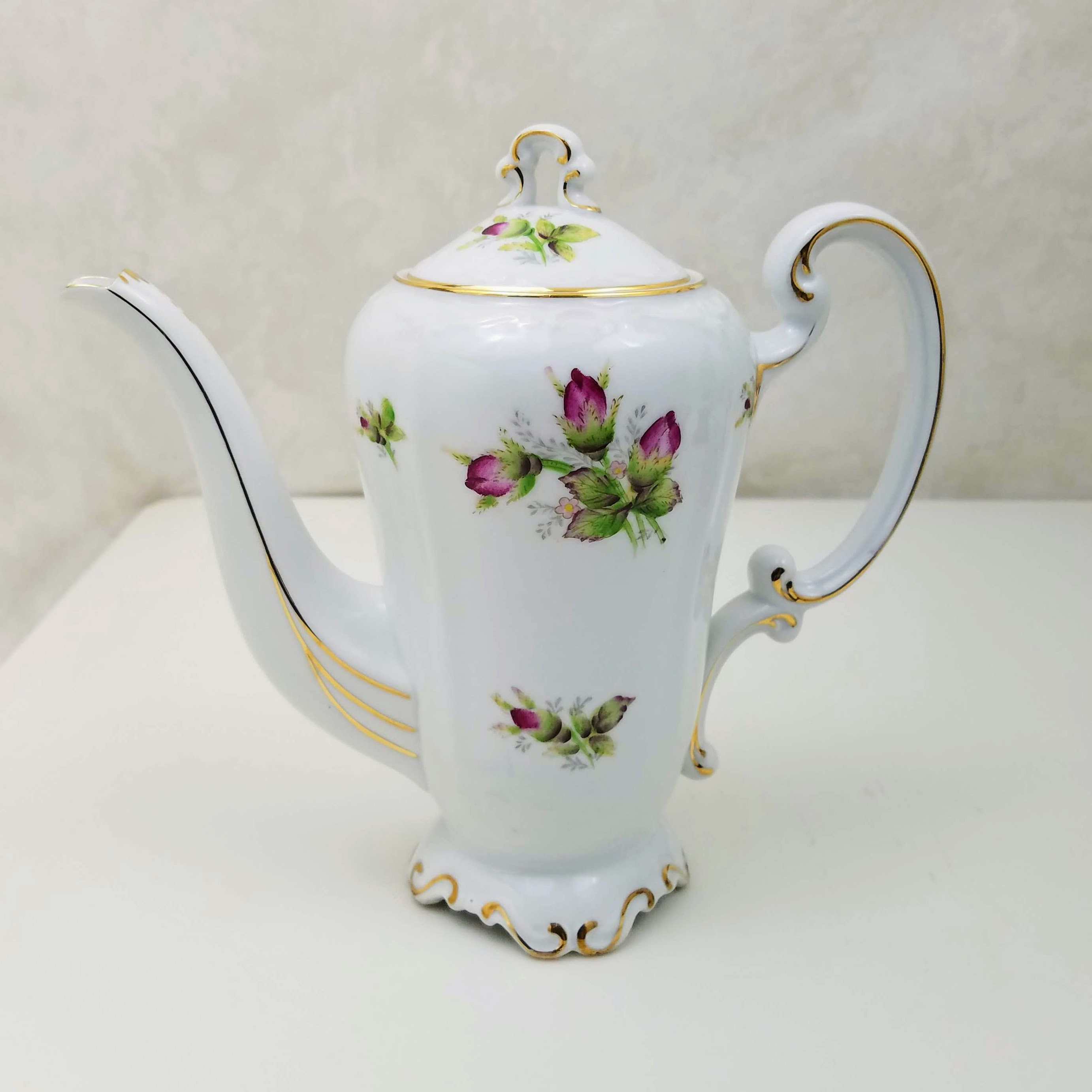 Vintage Ohata China Coffee Pot or Teapot Made in Japan, Occupied Japan