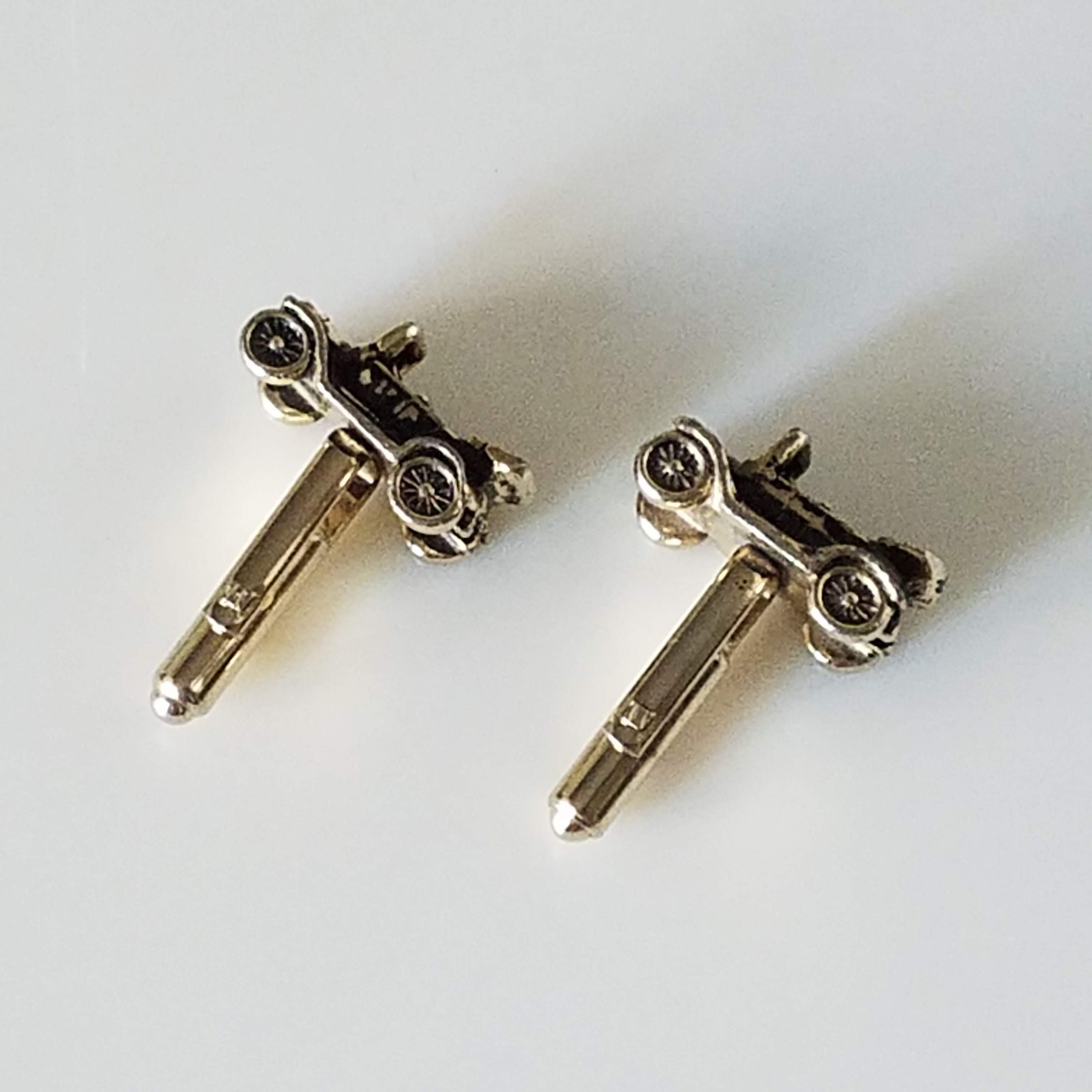 Antique Car Cuff Links, Vintage Classic Car Cufflinks, Unique Gift for Him