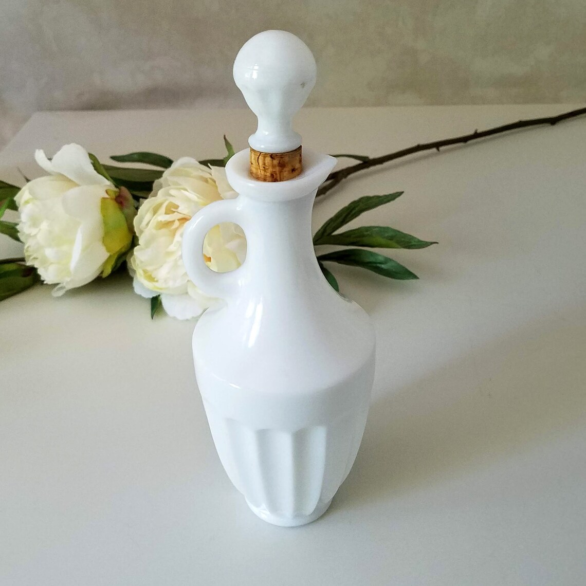 Vintage Avon Milk Glass Bottle Avon Bath Oil White Glass - Etsy
