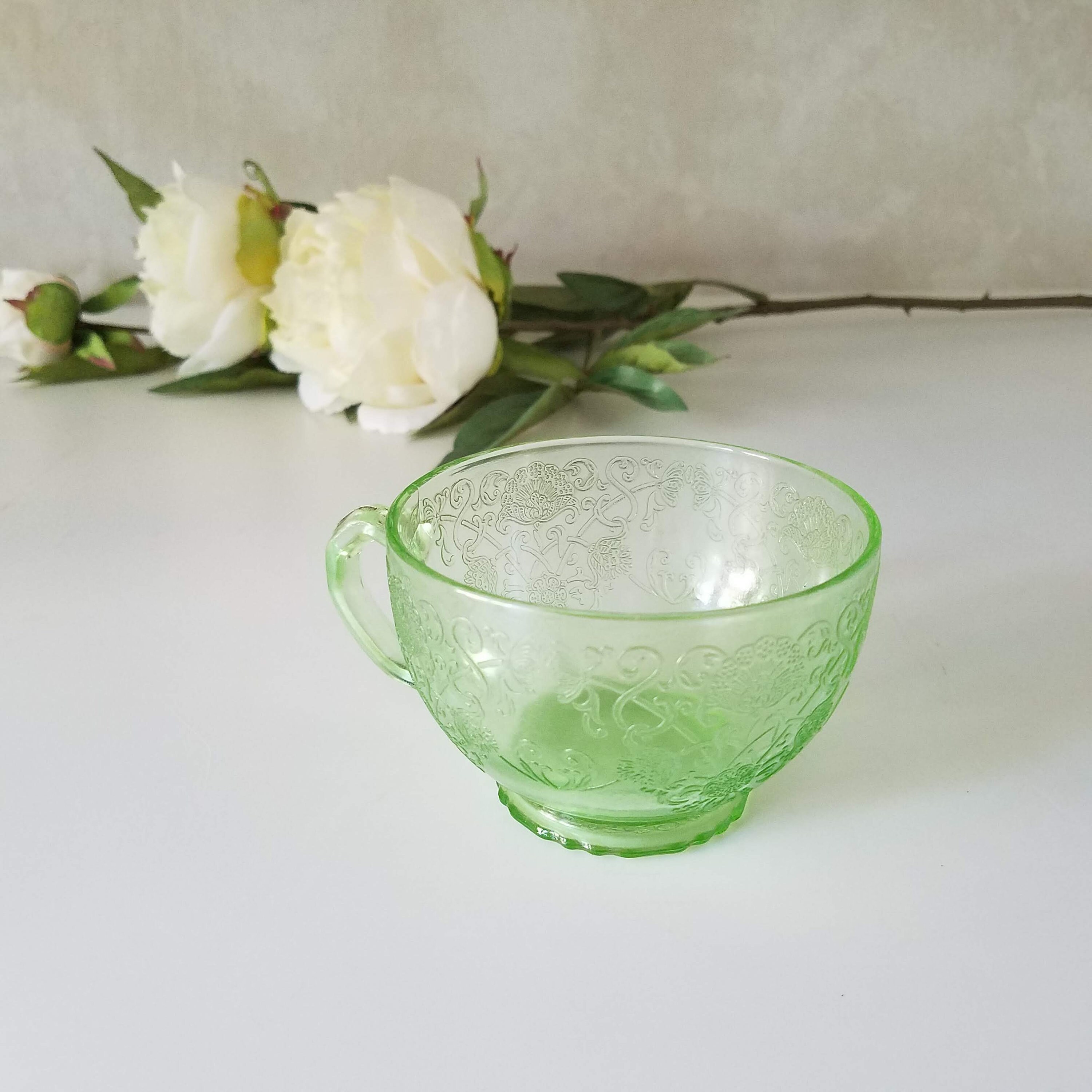 uranium glass cup
