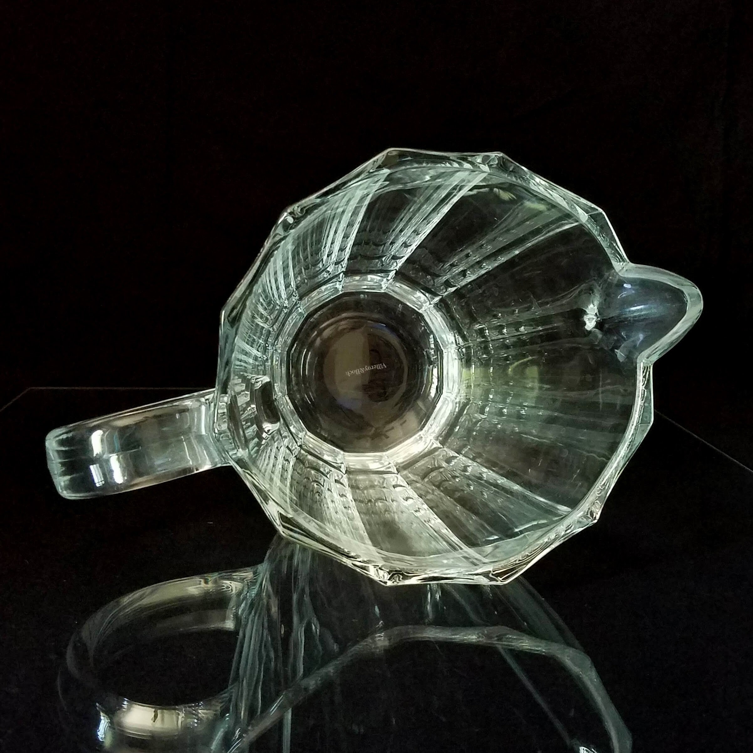 Villeroy & Boch Clear Pitcher, Tondo Crystal Pitcher or Vase