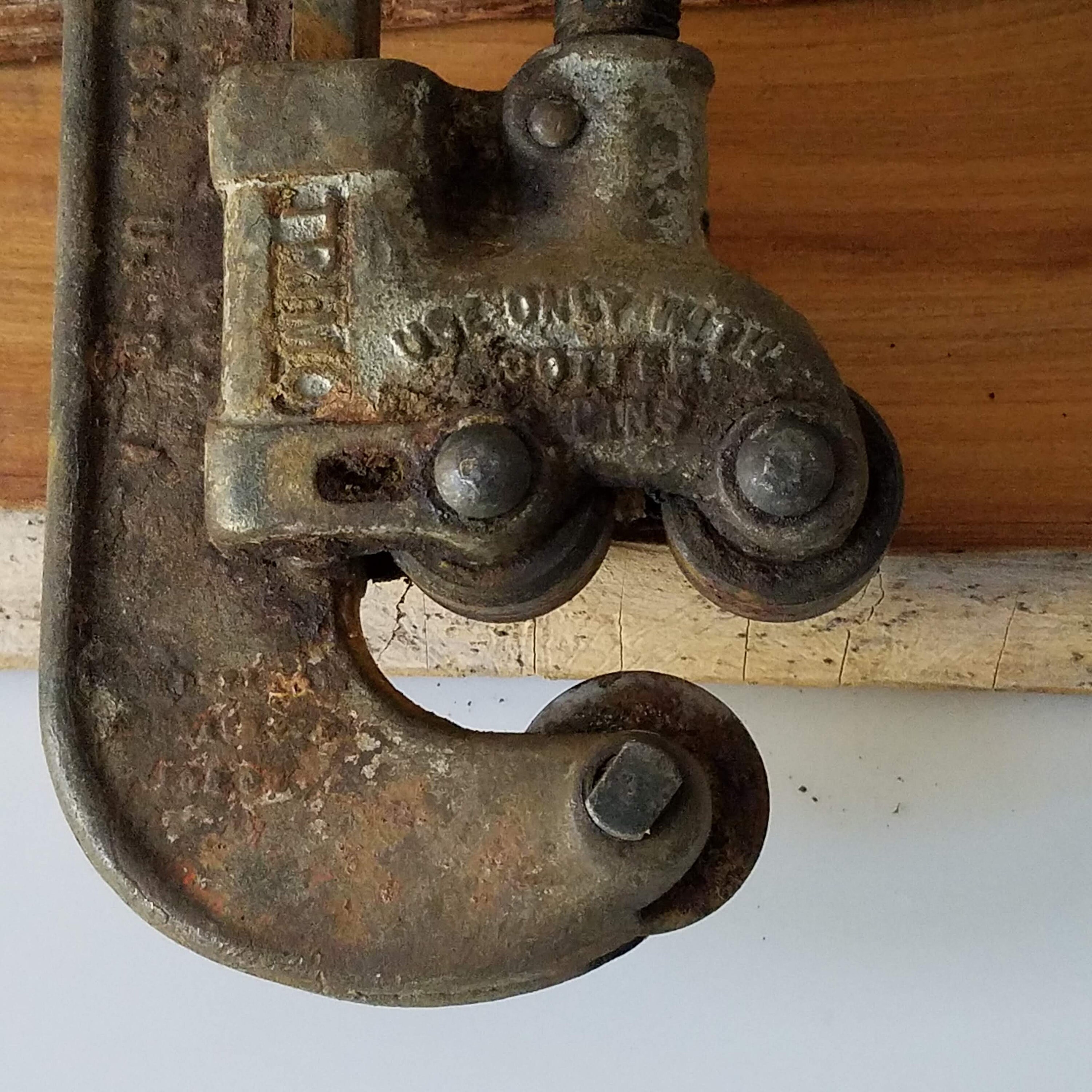 Antique Tool, Trimo Pipe Cutter, Drop Forged Number 2 Patent Applied