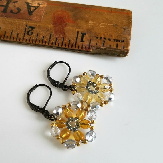 Beaded Earrings, Anthropologie Earrings, Vintage … - image 2