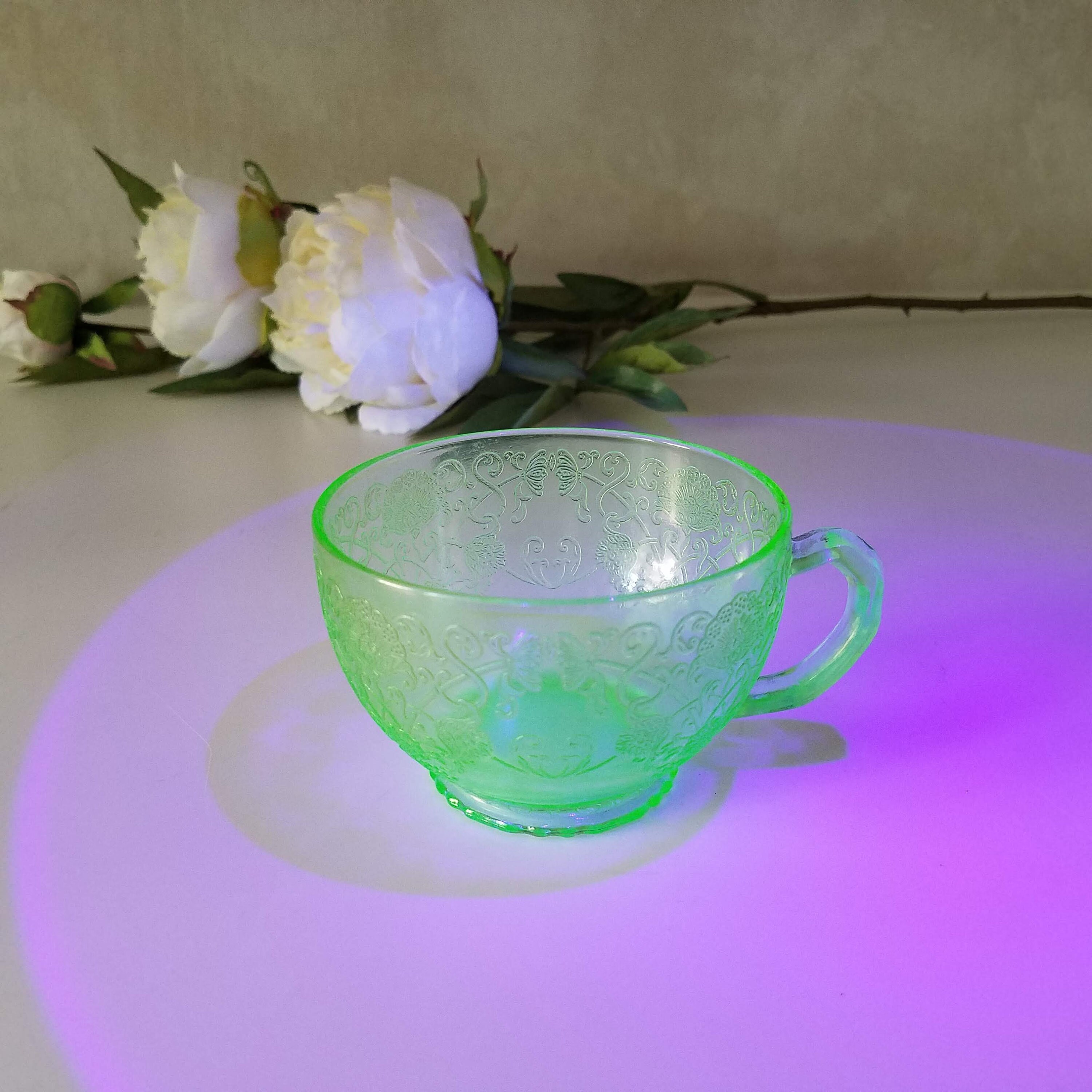 uranium glass cup