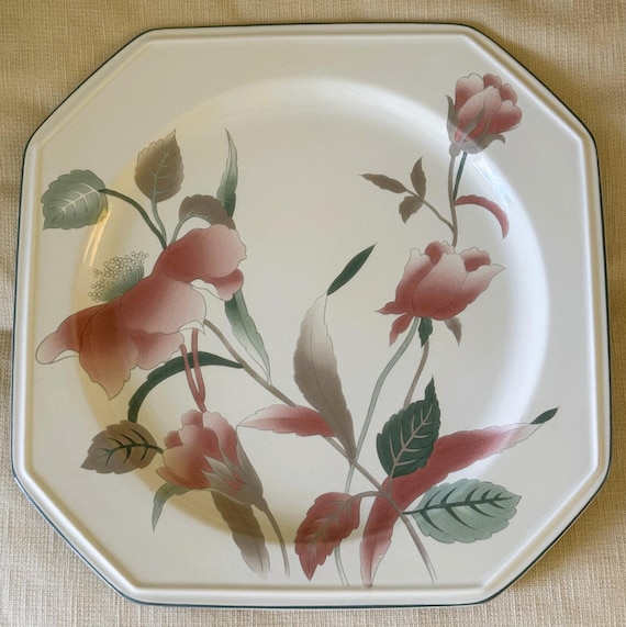 Mikasa Continental Silk Flowers Serving Plate, 12
