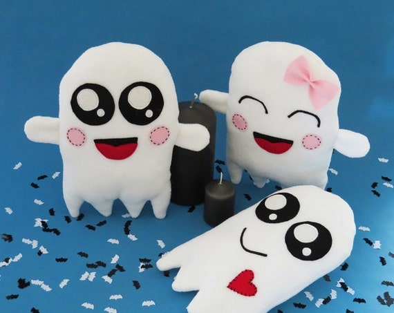 3x ghost sewing pattern friendly ghost plush pattern | Etsy