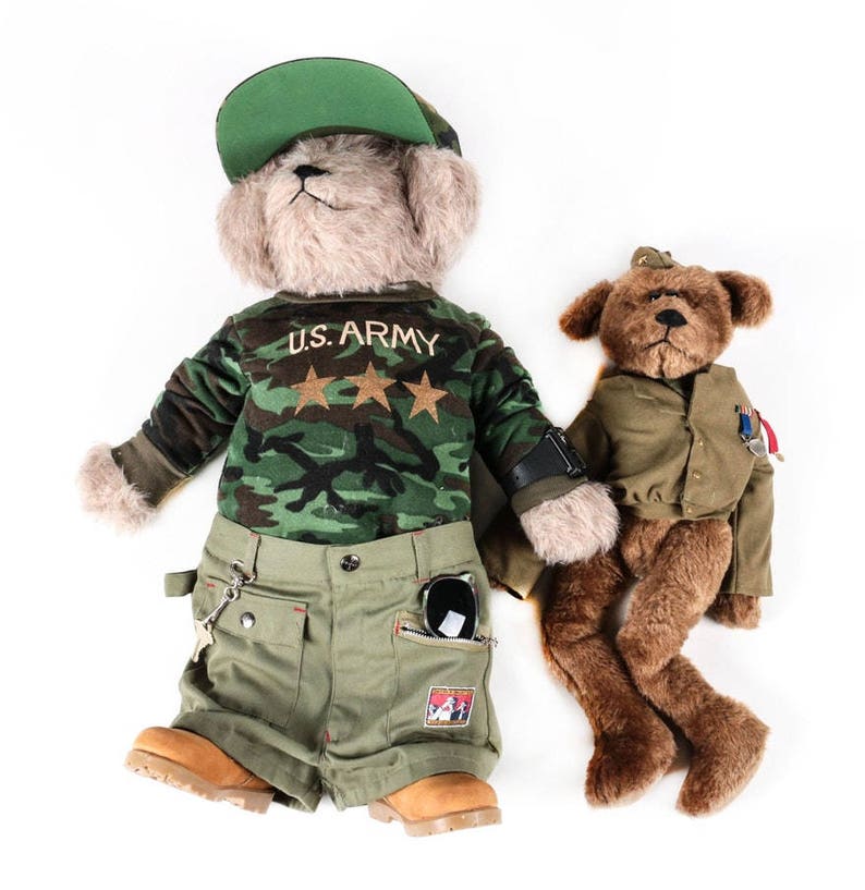 army teddy bear amazon