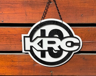 Custom Logo Sign with Chain | Wood Store Window Sign | Business Shop Sign | Logo Hanging Sign