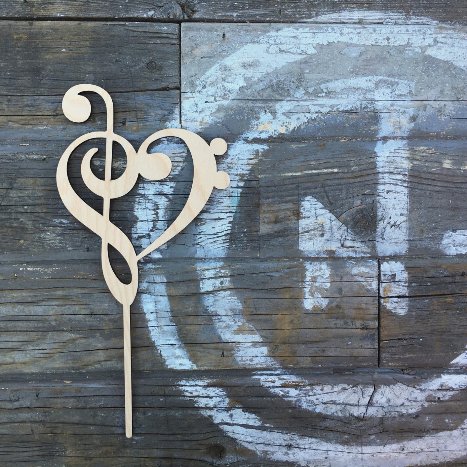 Love Music Note Cake Topper for Weddings Events Parties Laser - Etsy