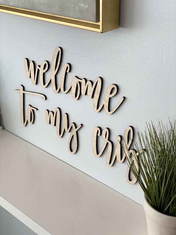Wall sign sale decor