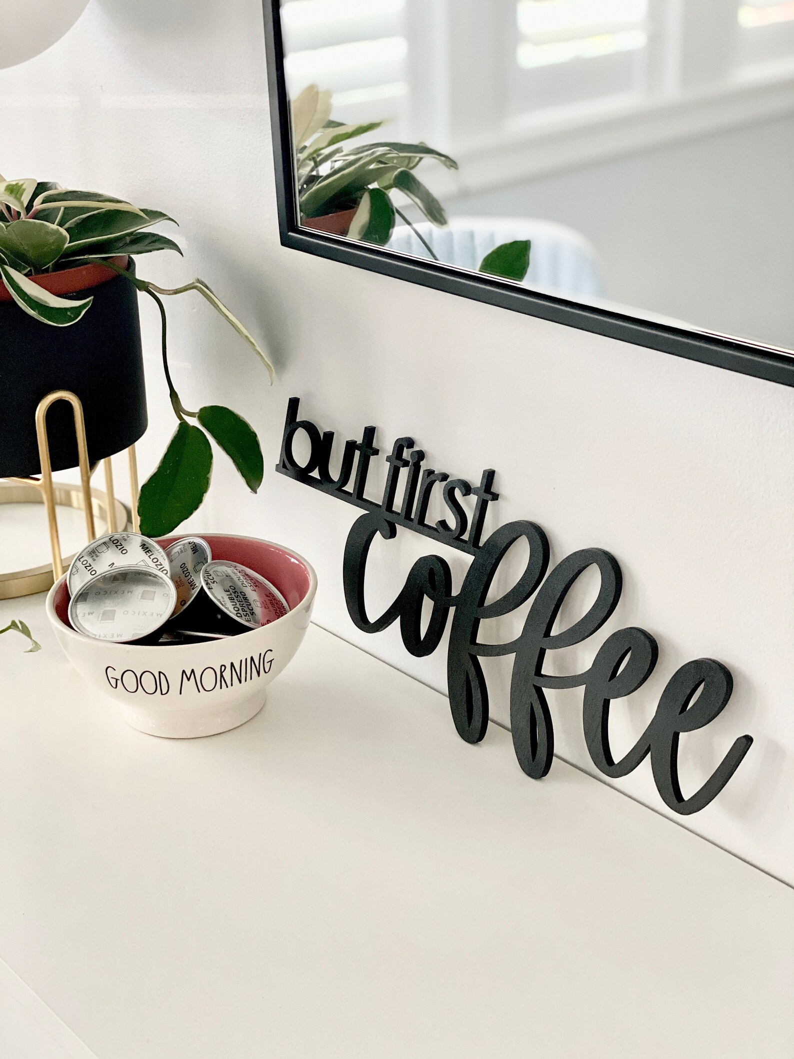 Pero primer letrero de la cafetería señal de café de madera | Etsy