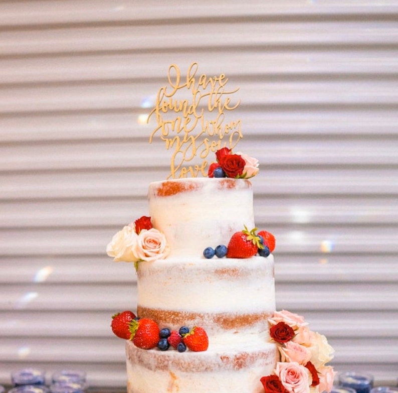I Have Found The One Whom My Soul Loves Wedding Cake Topper Etsy i-have-found-the-one-whom-my-soul-loves-wedding-cake-topper-etsy