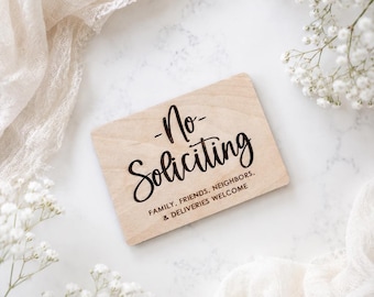 No Soliciting Door Sign - Home Decor