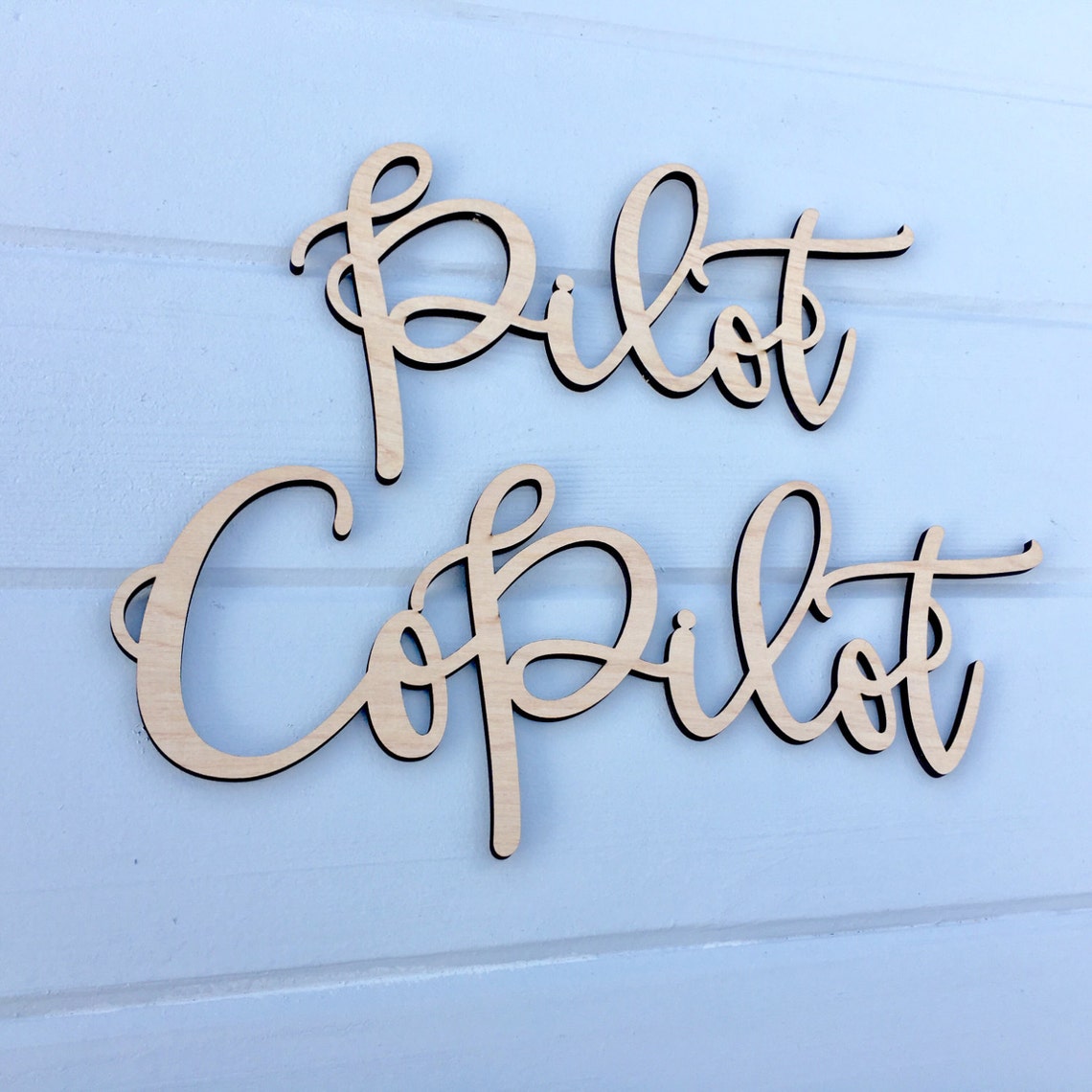 Pilot & Co Pilot Chair Signs Laser Cut Wedding Chair Backs - Etsy
