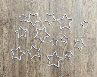 Extra Stars Cutouts - No Words Included - Various Sizes