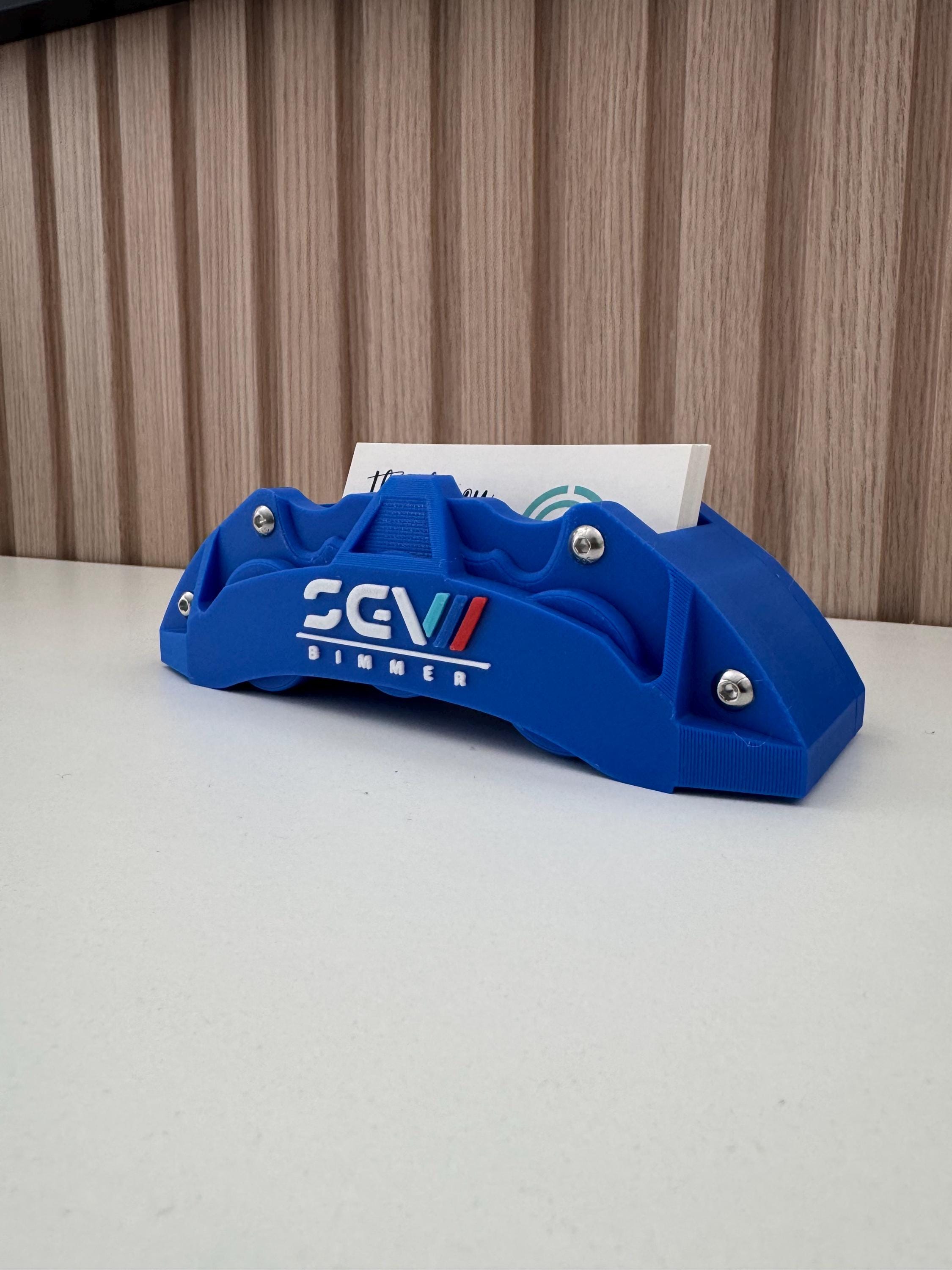 3D Printed Brake Caliper Business Card Holder - Car Lover Desk ...