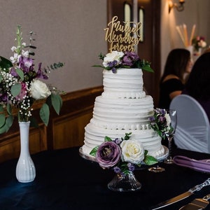 Bizarre mutuelle pour toujours de gâteau de mariage 6 pouces de large, de gâteau en bois, de gâteau drôle, de gâteau rustique, de gâteau mignon image 5