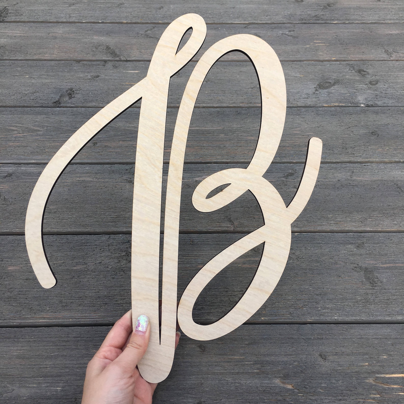 Personalized Wood Initial Sign – 10 Inch Wedding Backdrop Letters - Etsy