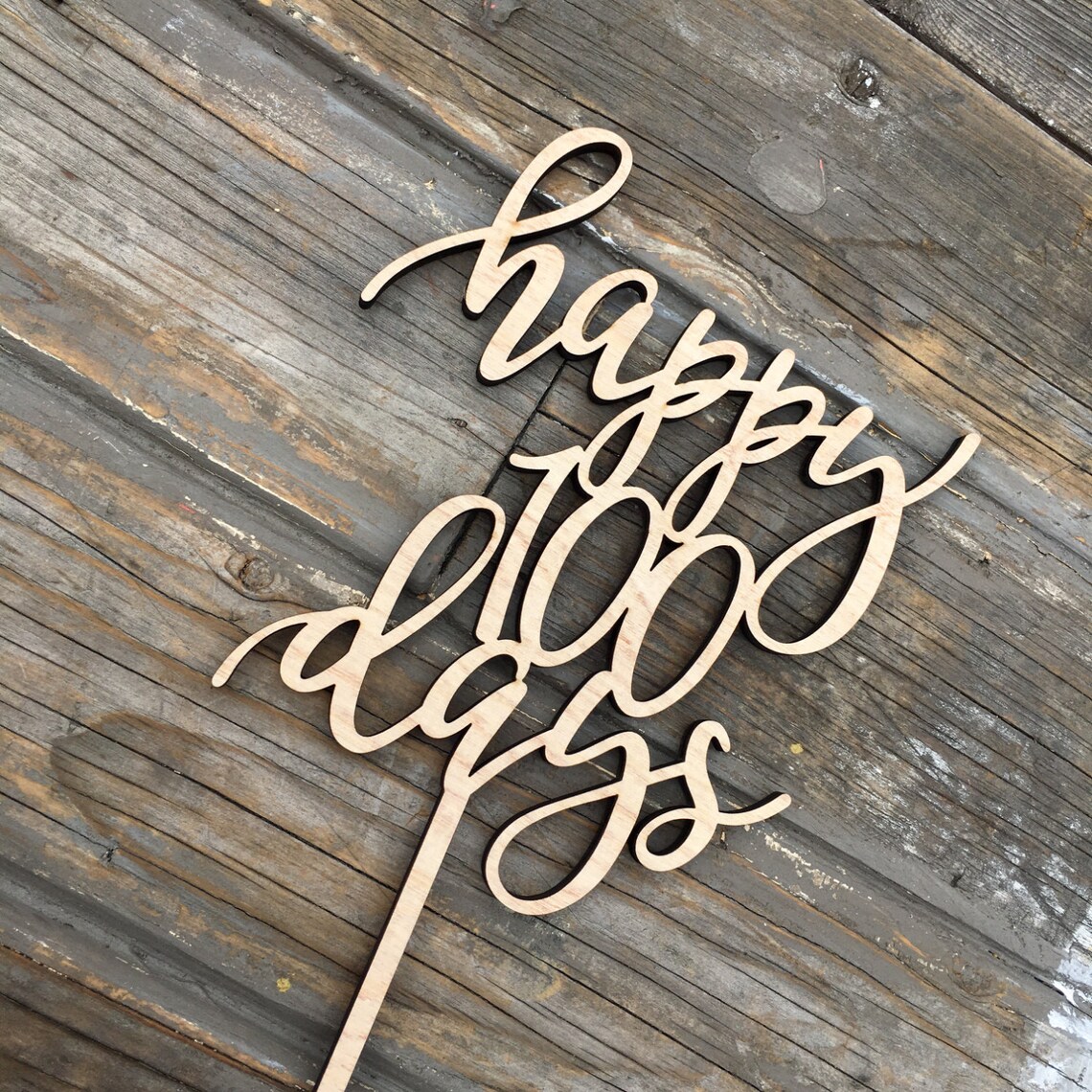 100 days cake topper