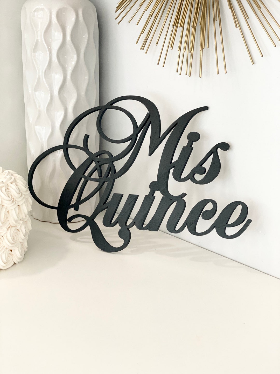 Mis Quince Sign, Version 2 15th Birthday, Quinceanera Sign, Quince