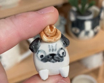 Pug Tiny Cowboy Totem