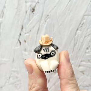 Pug Tiny Cowboy Totem