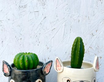French Bulldog Planter