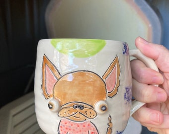 Bug-eyed Dog Mug