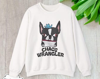 Dog Boston Terriers Sweatshirt | Dog Person Shirt