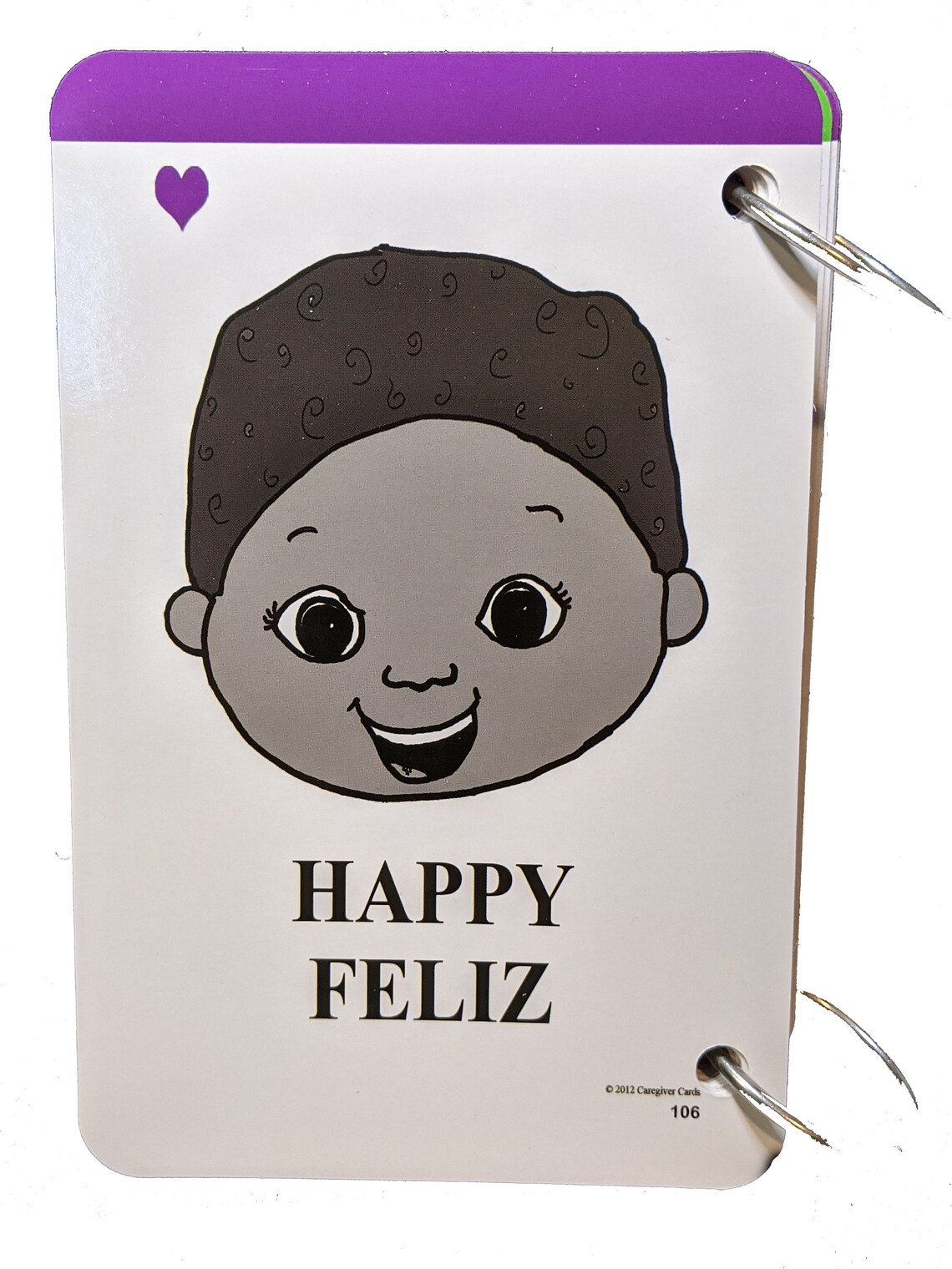 Caregiver Cards Bilingual Spanish English Communication Cue Cards for