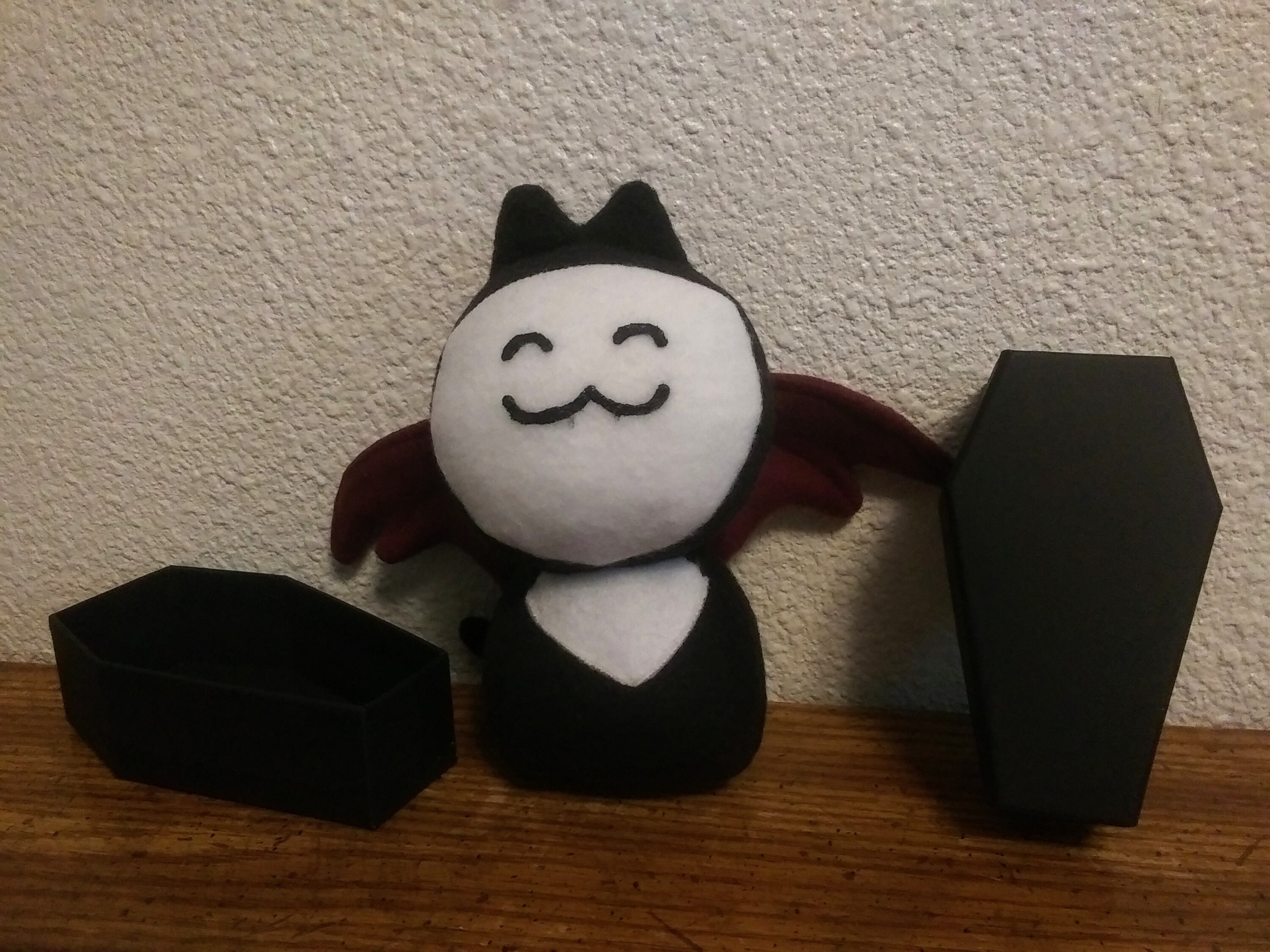 bat cat plush