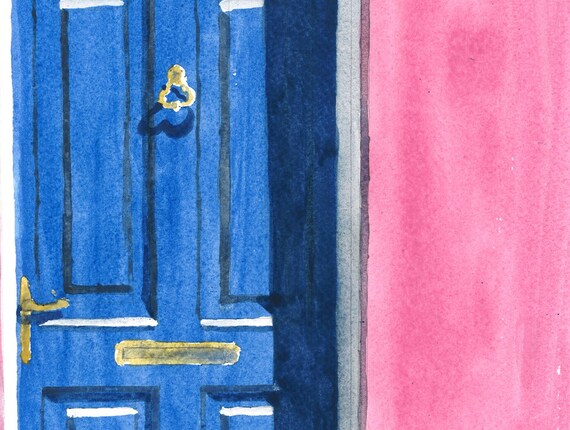 Irish Door Painting Baltimore Door In The Afternoon Sun Etsy