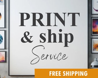 PRINT ME service, printing your digital file.