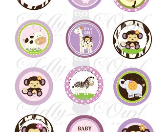 Personalized CoCaLo Jacana Jungle Girl Baby Shower Printable | Etsy