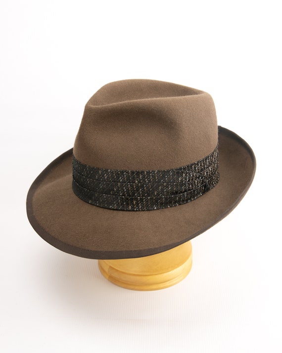 Classic Wool Felt Gangster Gentleman White Fedora Hat For Men 1920's Party