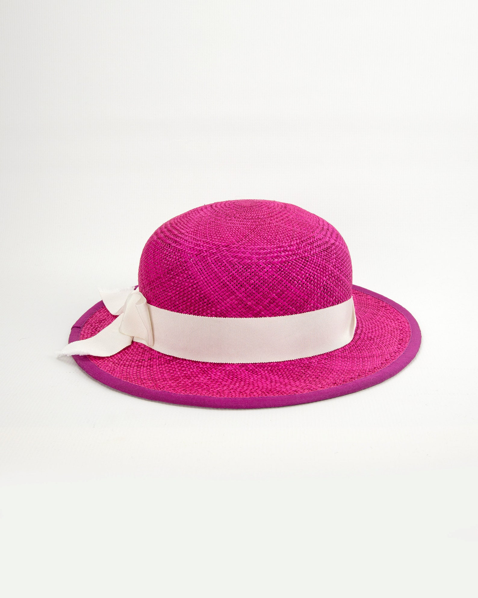 Hot Pink Straw Hat. Women's Summer Sun Hat. Fuchsia Panama Etsy