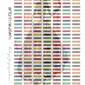 Book Spine / Planner Stickers / Planner Icon / Travelers Notebook / Personal Planner / Bujo / Life Planner