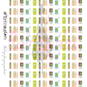 Diabetes Essentials / Planner Stickers / Planner Icon / Reizigers Notebook / Personal Planner / Bujo / Life Planner